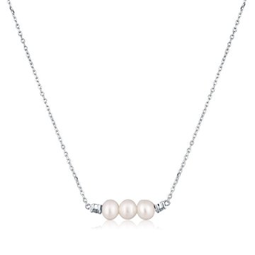 JVD Elegantna srebrna ogrlica z biseri SVLN0759SD2P145