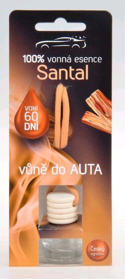 Kovovýroba Jeníkov Dišava za avto v 5ml steklenički SANTAL