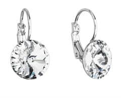 Evolution Group Bleščeči viseči uhani s kristali Swarovski 51002.1