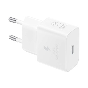 Samsung Samsung GaN USB-C 25W SFC bela mrežna polnilnica