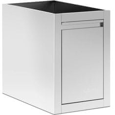 shumee Podpultni koš za smeti za gostinske mize STEEL, 125 l