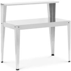 shumee Vrtna miza za sajenje rastlin s polico, jeklo, 112 x 61 x 109 cm