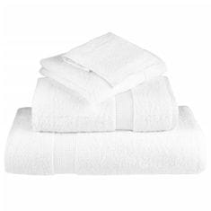 Vidaxl Premium kopalne brisače SOLUND 4 kosi bela 100x150 cm 600 gsm