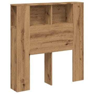 Vidaxl Vzglavna omarica artisan les 100x18,5x102,5 cm inženirski les