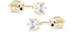 Cutie Jewellery Minimalistični uhani na stud Z8012-30-10-X-1
