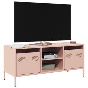 Vidaxl vidaXL TV stojalo roza 101,5 x 39 x 43,5 cm hladno valjano jeklo