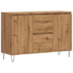 Vidaxl Komoda artisan hrast 101,5x35x70 cm inženirski les