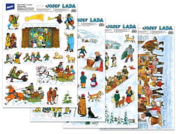 MFP Okenska folija Christmas Josef Lada VA019