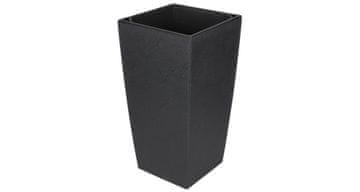 Plastkon Plastkon Eliot Stone dekorativni lonec 25 x 46 cm antracit 1 kos