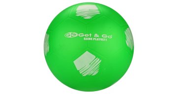 Get & Go Multipack 4 kosi nogometne igre 21 gumijastih žog zelena