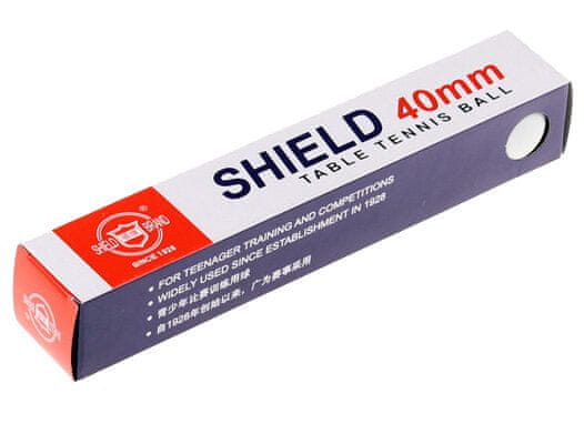 Shield Multipack 8 paketov žogic za namizni tenis bele barve 6 kosov