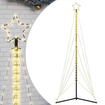 Vidaxl LED božično drevo 525 LED toplo bela 302 cm
