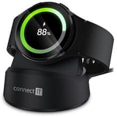Connect IT Brezžični polnilec WatchCharger, združljiv s Samsungom, ČERNA