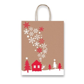 Sadoch Darilna vrečka Fantasia Snowflakes - 160 x 80 x 210 mm