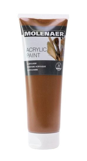 Akrilna barva Molenaer 250 ml - rjava