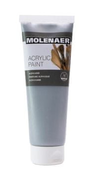 Akrilna barva Molenaer 250 ml - srebrna