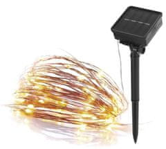 Emos LED nano veriga s sončnim kolektorjem, 12 m