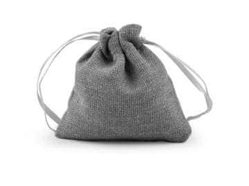 Darilna vrečka 8x8 cm tekstil - siva (100 kosov)