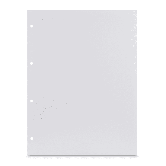 Hama Fotografski karton, 23,3 x 31 cm, perforiran, 25 listov, bel
