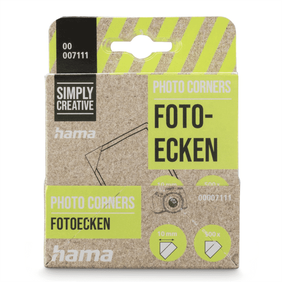 Hama Samolepilni ovitki za fotografije, prozorni, viskoza/papir, 500 kosov