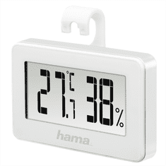Hama Mini termometer/vhrometer, bela