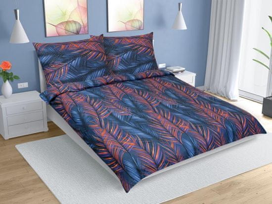 Dvoposteljna odeja iz lanenega bombaža - 1 kos 240x200, 2 kosa 70x90 cm - Perje