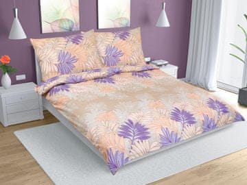Bombažno platno na dvojni odeji - 1 kos 240x200, 2 kosa 70x90 cm - Kapradí