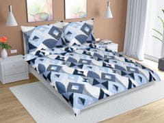 Dvoplastna posteljnina iz bombaža - 1 kos 240x200, 2 kosa 70x90 cm - Geometrija
