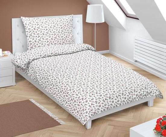 Bombažno posteljno perilo s hotelskim žepom - 140x200, 70x90 cm - Ruzicka