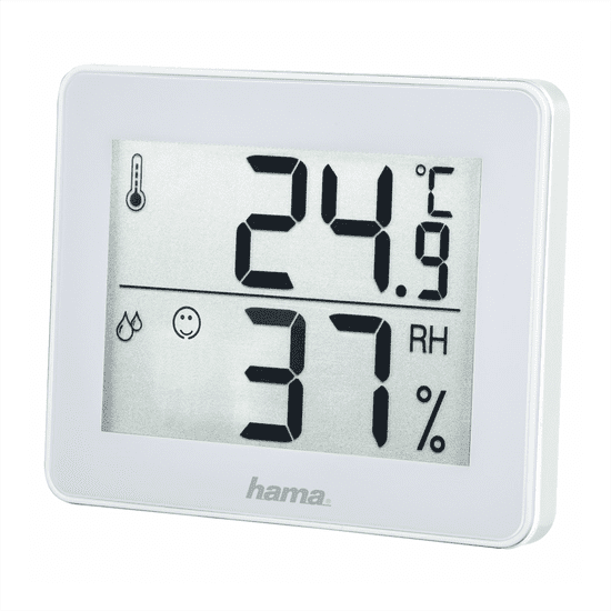 Hama TH-130, termometer/vlažnostni merilnik, bel