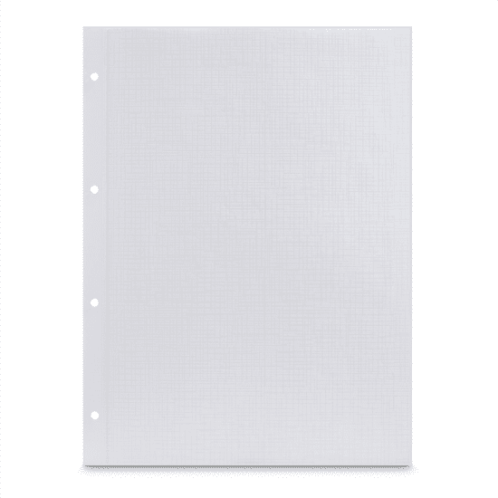 Hama fotografski karton s pergamentom, 23,3 x 31 cm, perforiran, 25 listov, bel
