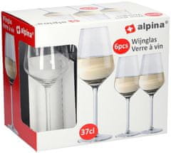 Alpina KOZARCI ZA BELO VINO 370ML 6 KOSOV