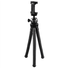 Hama stativ 'FlexPro 3v1' za fotoaparate, kamere GoPro in pametne telefone, 27 cm, črn, škatla