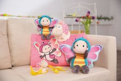 NICI plišasti polž 17cm, roza