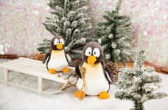NICI plišast pingvin Noshy 20cm sedeč, ZELENI