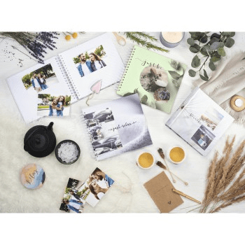 Hama Album Photo Livre Relax Just Be Vert - 200 Photos 10x15cm Avec Zone Mémo Et Pochette Carte SD, 22x22.5 Cm