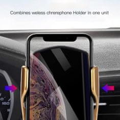Netscroll Brezžična polnilna postaja za mobilni telefon,ideja za darilo, CarChargeDeluxe