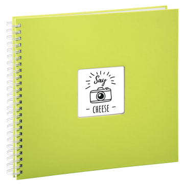 Hama klasični spiralni album FINE ART 36x32 cm, 50 strani, kivi, bele strani