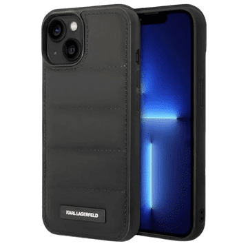 Karl Lagerfeld Ovitek Karl Lagerfeld "Puffy Metal Logo" za iPhone 14 (KLHCP14SPSQAK)