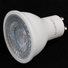 LUMILED 10x LED žarnica GU10 6W = 50W 580lm 6500K Hladno bela 36°