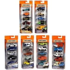 shumee MATCHBOX Paket 5 vozil - C1817 - Mali avtomobili - 3 leta in več