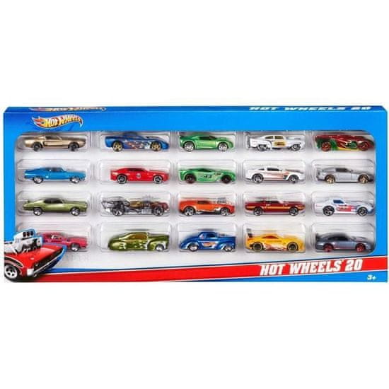 shumee HOT WHEELS - škatla 20 avtomobilov - naključni model