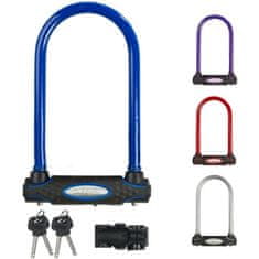 shumee MASTER LOCK U ključavnica za kolo [s ključem] - idealna za kolesa, e-kolesa, MTB in drugo
