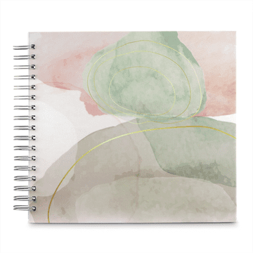 Hama klasični spiralni album WATERCOLOR 28x24 cm, 50 strani, zelen