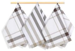 Kuhinjske brisače - komplet 3 - 50x70 cm - Kostka