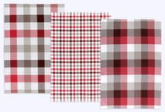 Kuhinjske brisače - komplet 3 - 50x70 cm - Kostka