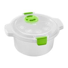 Heidrun POSODA ZA MIKROVALOVNO PEČICO S POKROVOM 0,8 L, PLASTIKA, 15X