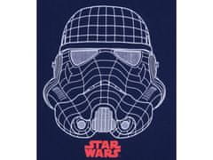 Disney Star Wars Stormtrooper majica z dolgimi rokavi, mornarsko modra, za fante 4 lata 104 cm