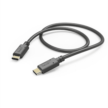 Hama Kabel USB-C 2.0 tipa C-C, 1 m, črn