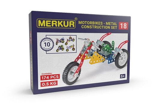 Merkur 018 Motorna kolesa, 174 delov, 10 modelov